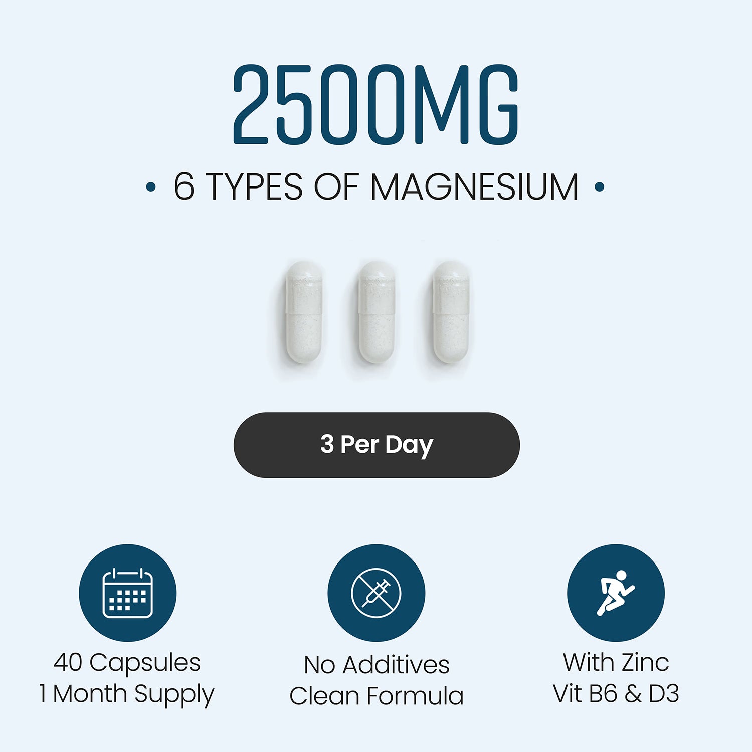 VitaBright Magnesium Complex supplement 120 capsules, imported from the UK