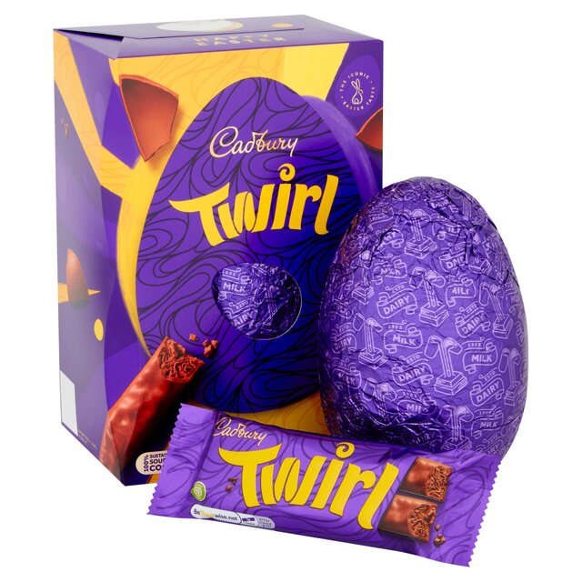 Cadbury Twirl Milk Chocolate Egg   198g