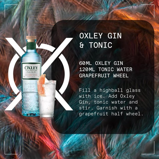 Oxley Cold Distilled London Dry Gin   70cl BEER, WINE & SPIRITS M&S   