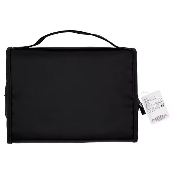 Superdrug Black Rollout Cosmetic Bag for Travel (British brand)