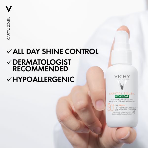 Vichy Capital Soleil Uv-Clear Anti-Blemish Spf50+ GOODS Superdrug   