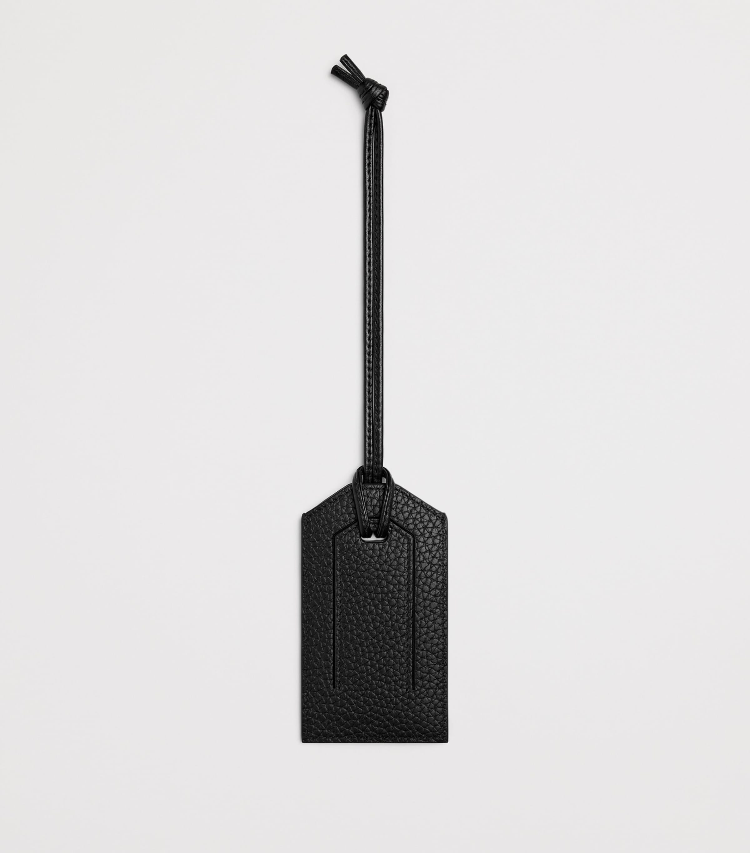 Bottega Veneta Intrecciato leather luggage tag - British product