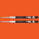 Parker Jotter gel refills black 0.7mm 2 pack, UK version