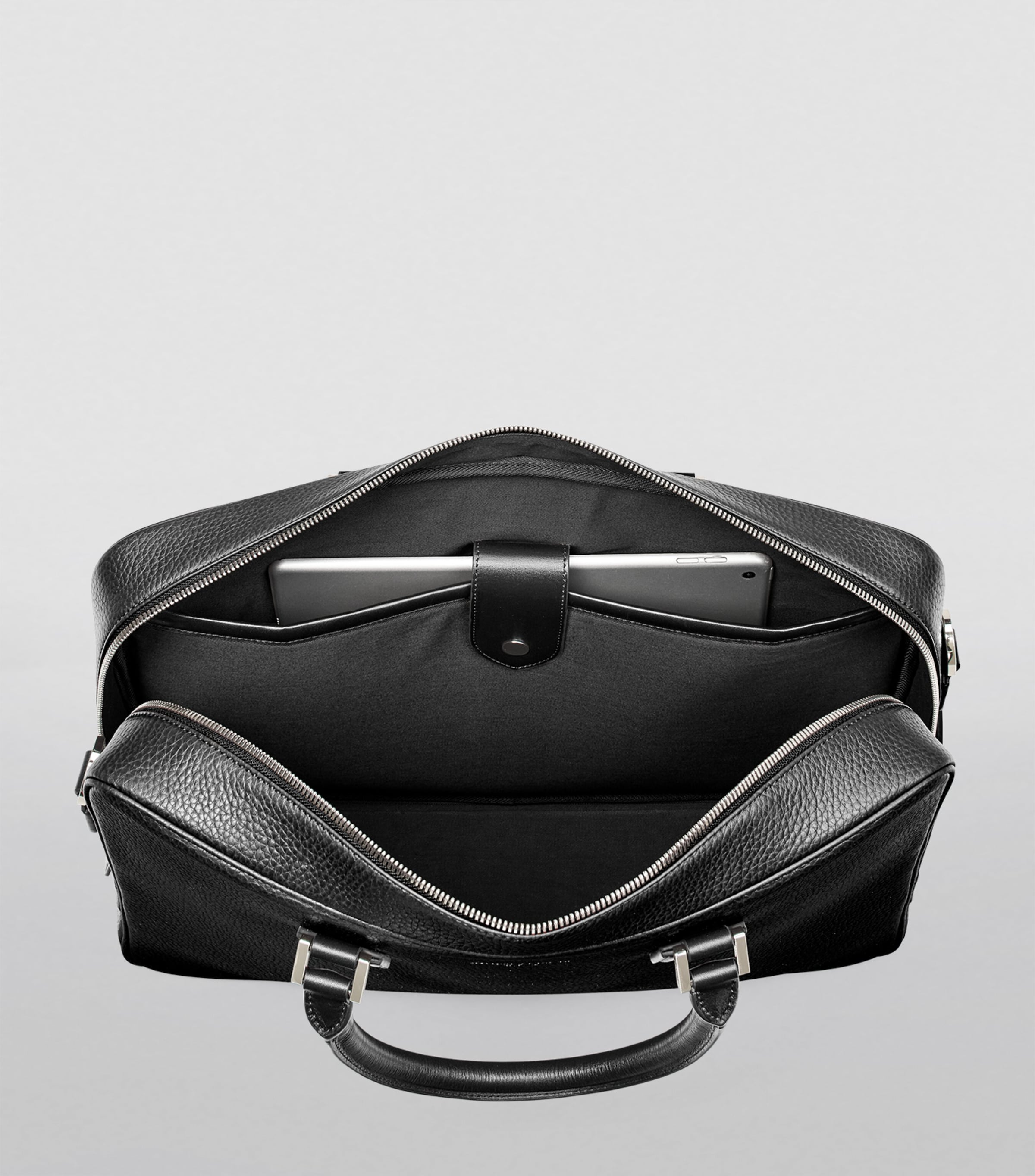 Aspinal of London Mount Street Leather Briefcase Bag (British brand)