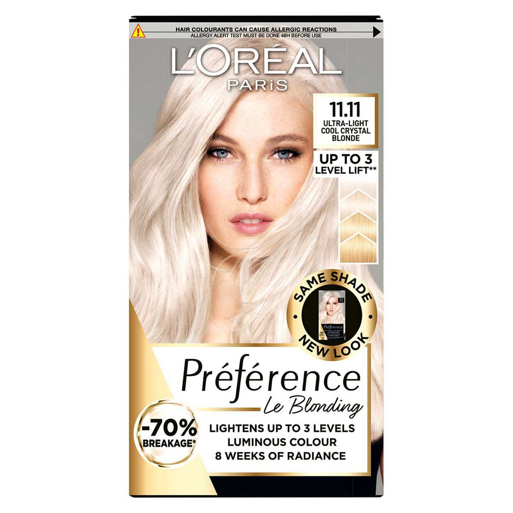 L'Oreal Paris Preference 11.11 Ultra Light Crystal Blonde Permanent Hair Dye