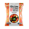 Diablo sugar free gummy bears assorted fruit flavours 75g - British product