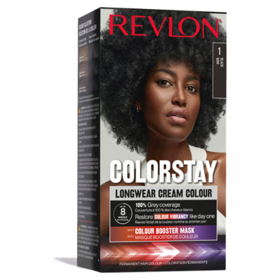 Revlon ColorStay 1 Black permanent hair colour (British brand)