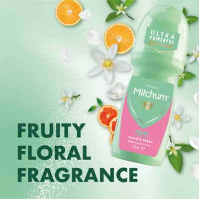ASDA Mitchum Women Powder Fresh Roll-On Antitranspirant 100ml – online kaufen bei McGrocer
