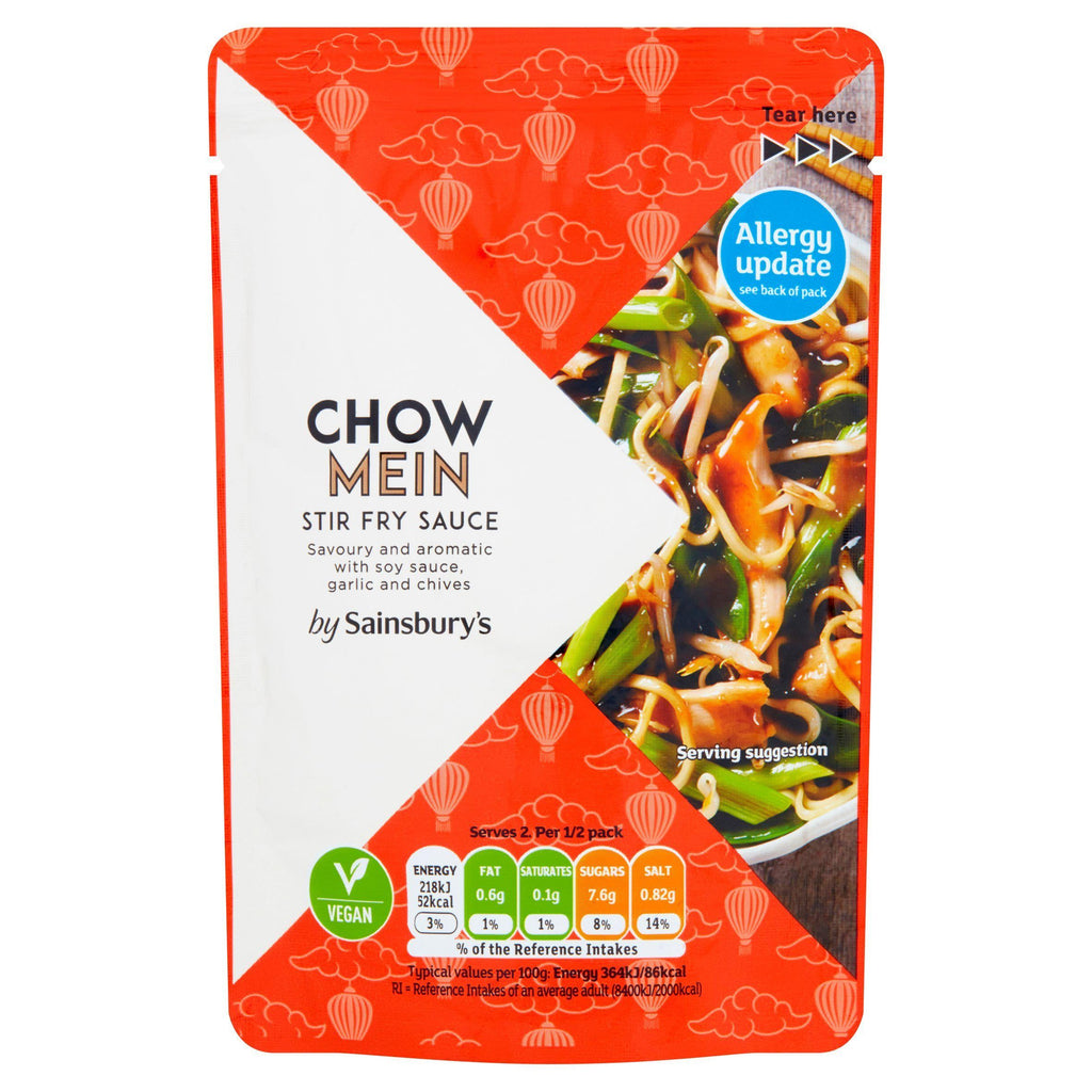 Sainsbury's Chow Mein Stir Fry Sauce 120g