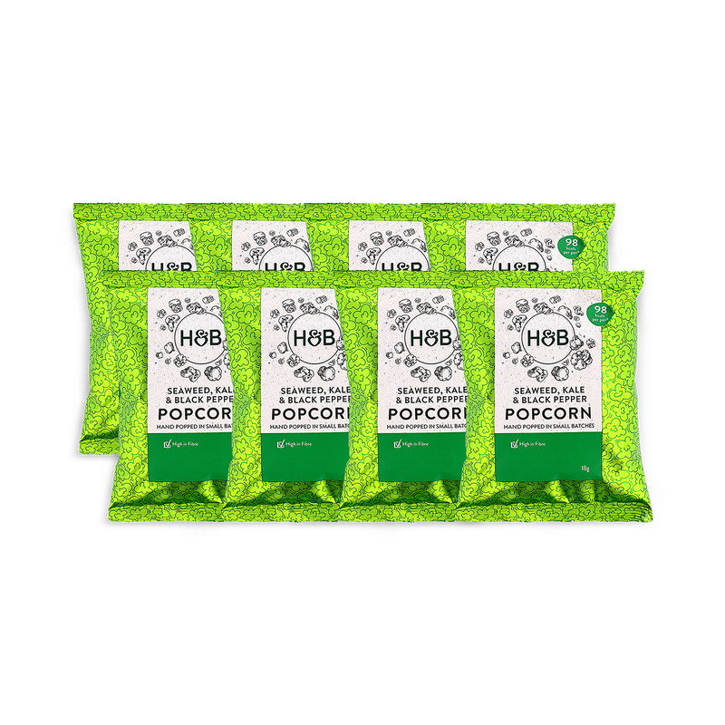 Holland & Barrett Seaweed Popcorn 8x 18g , UK version