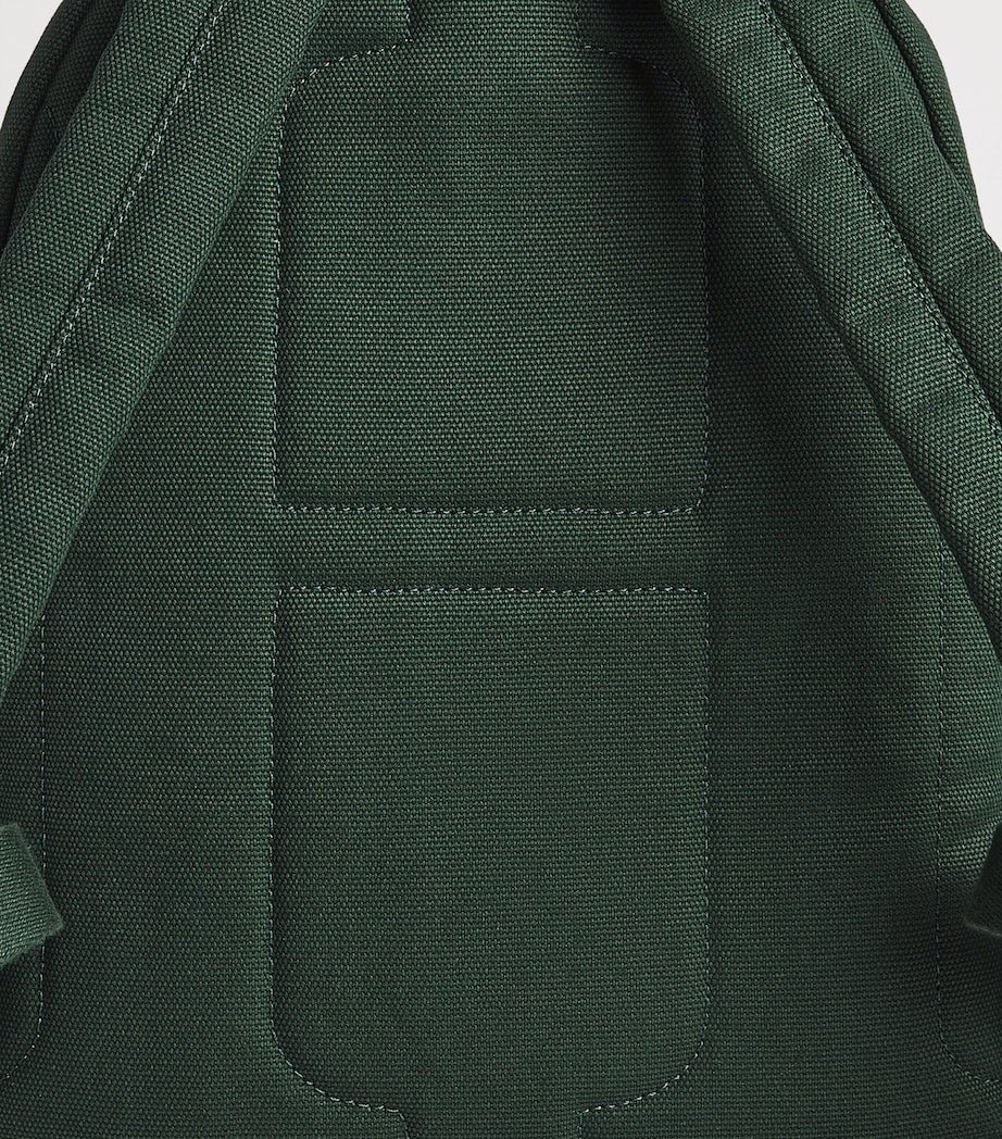 Harrods embroidered emblem cotton backpack, UK version
