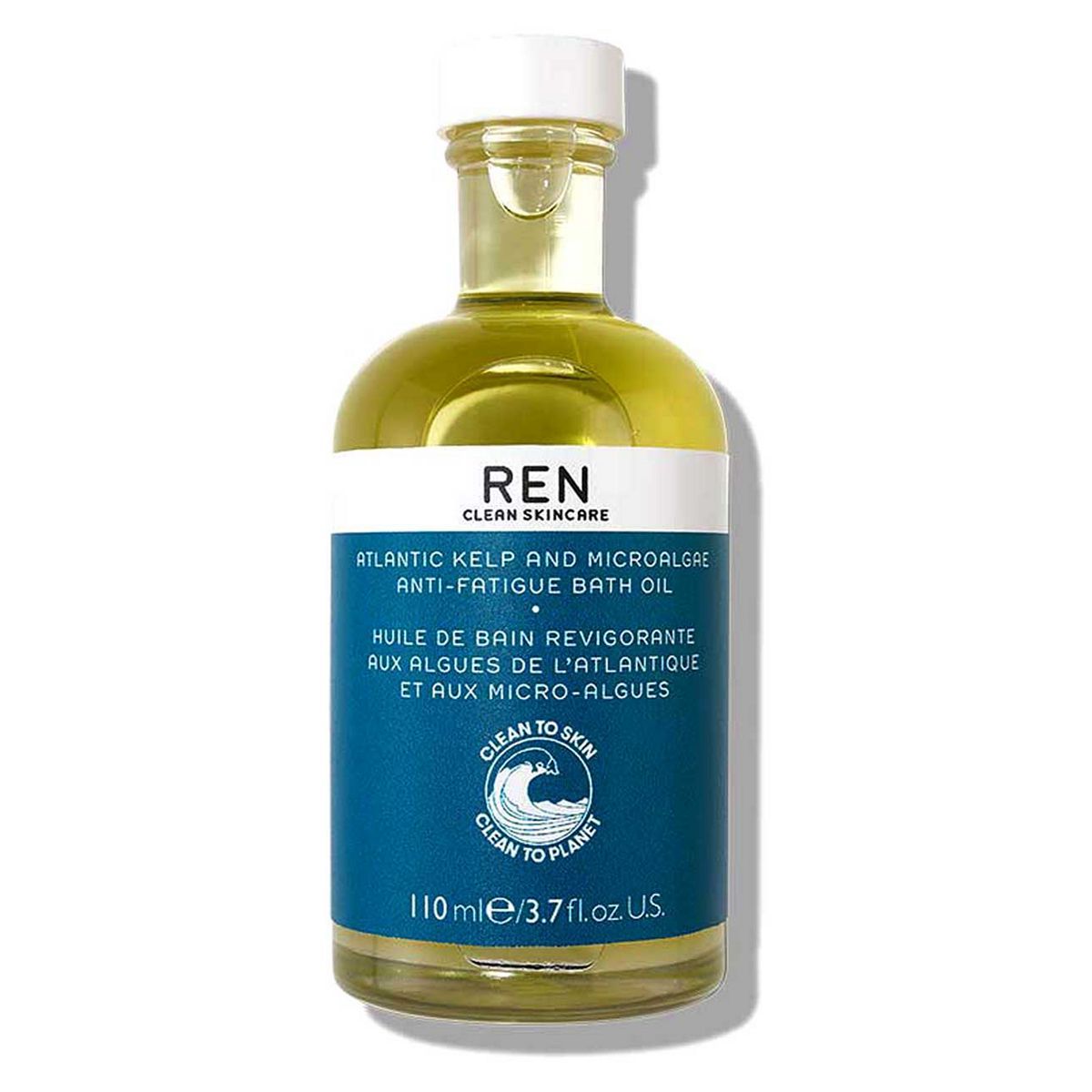 REN Clean Skincare Atlantic Kelp And Microalgae Anti-Fatigue Bath Oil 110ml Body Care Boots   