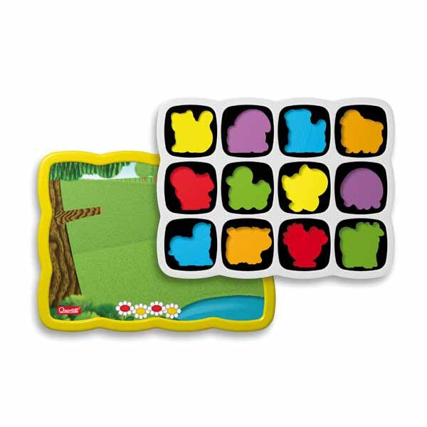 Quercetti Smart Puzzle Farm double-sided magnetic puzzle (British brand)