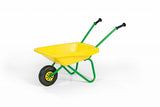 Rolly wheelbarrow yellow green plastic metal toy - British product