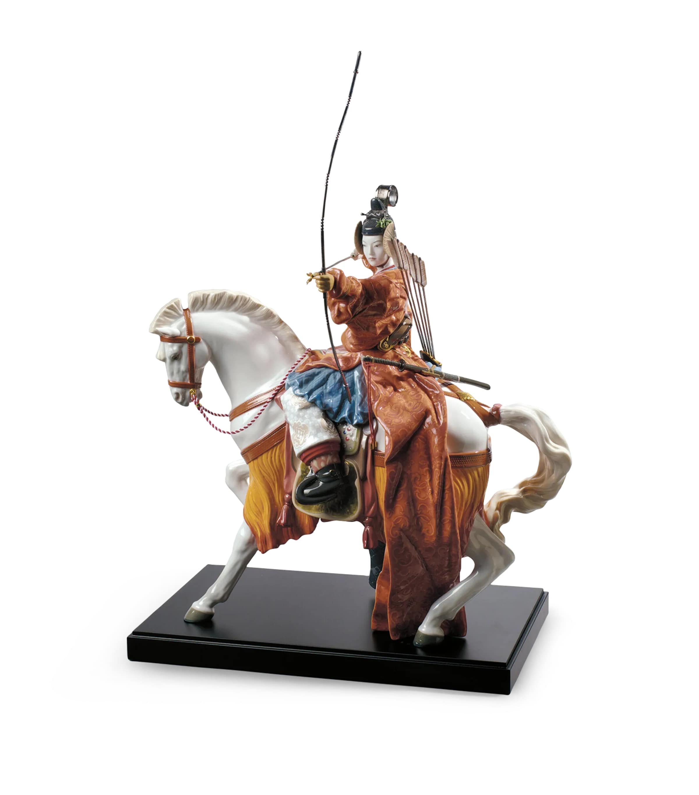 Lladró porcelain Yabusame Archer figurine, UK version