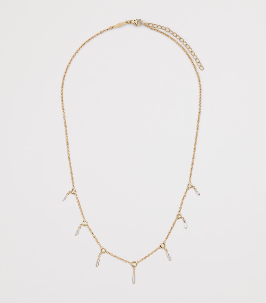 Jacquie Aiche yellow gold diamond Shaker necklace (British brand)