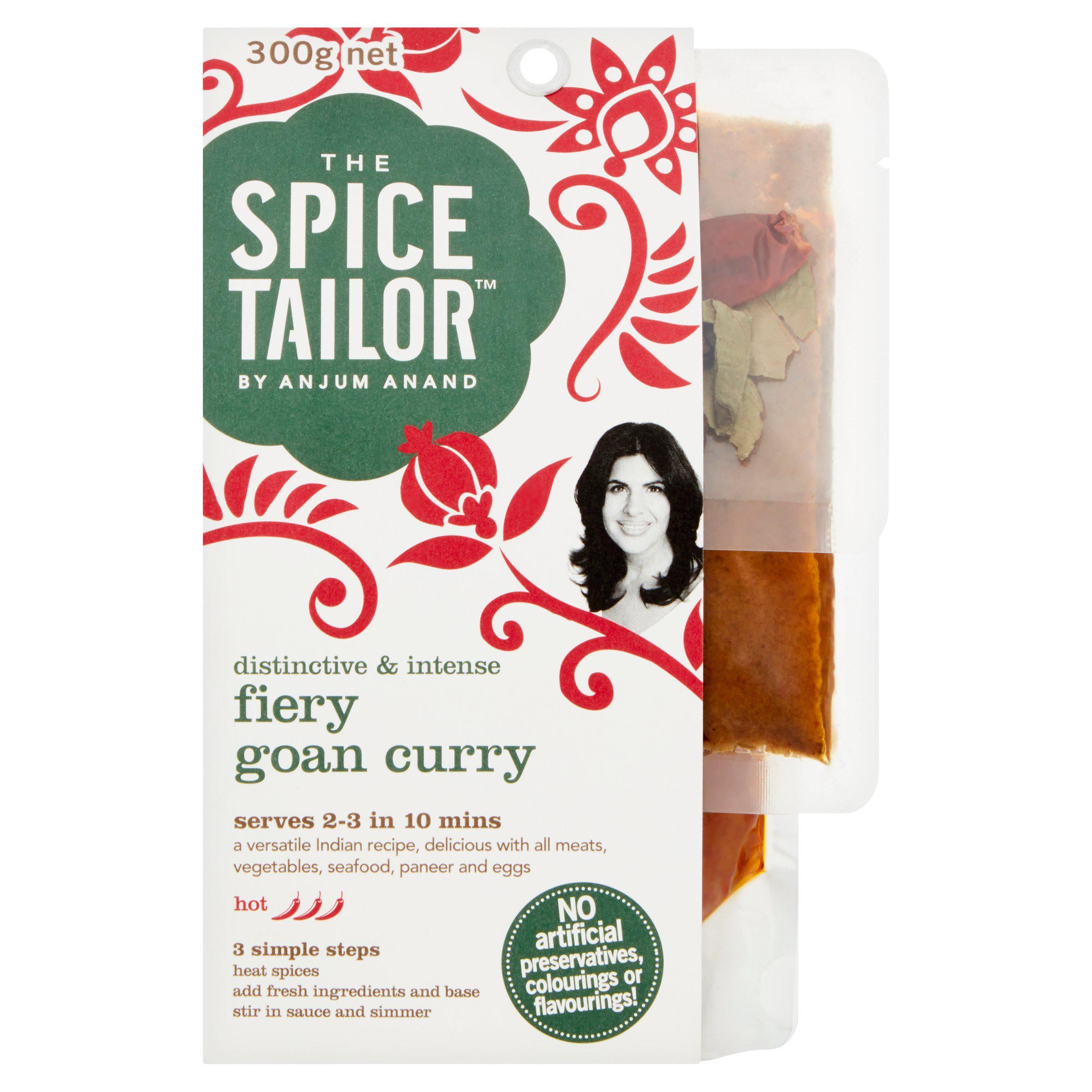 The Spice Tailor Fiery Goan Indian Curry Sauce Kit 300g Indian Sainsburys   