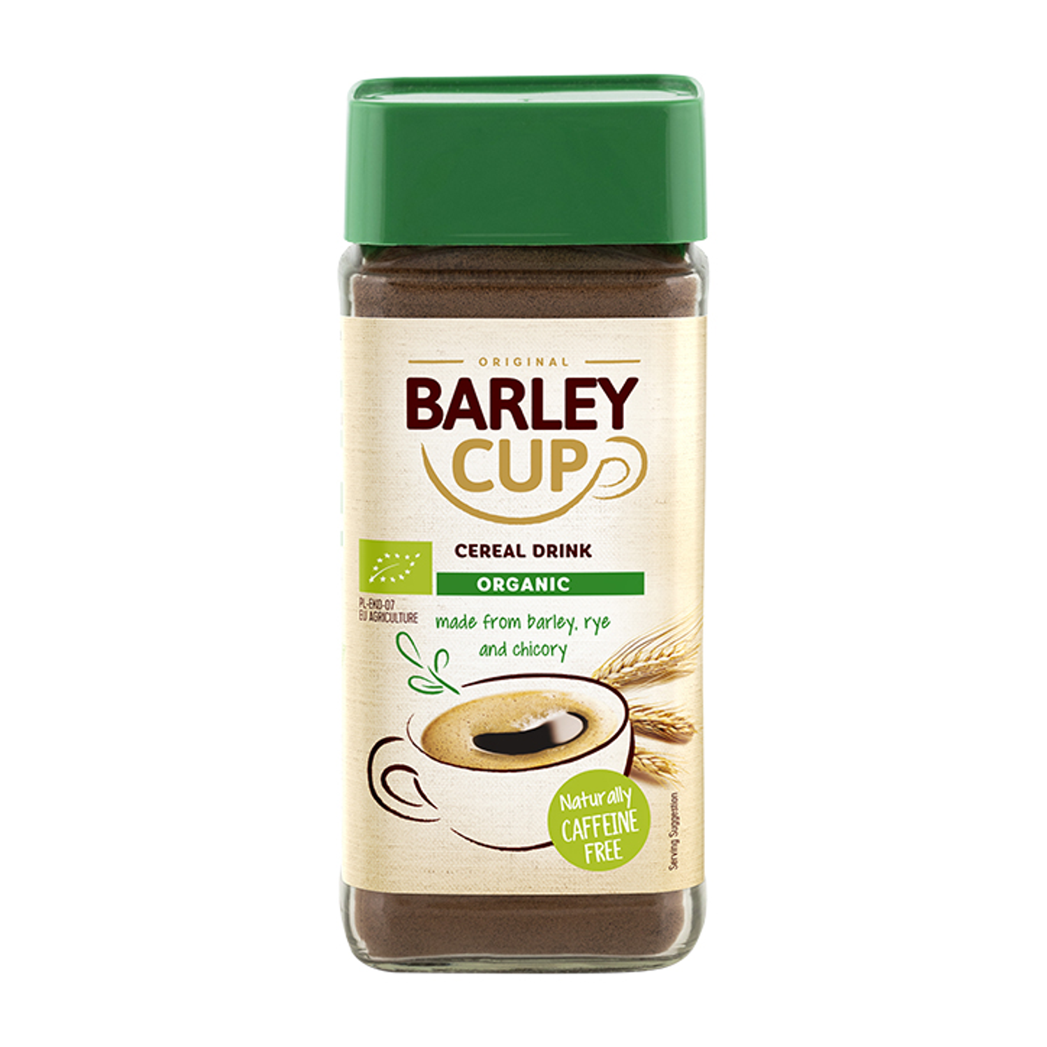 Barleycup Organic Coffee Alternative Cereal Drink 100g - Organic