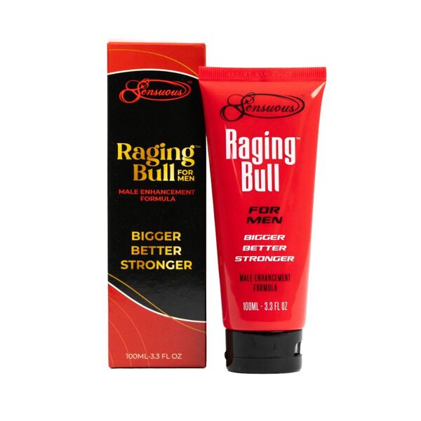 Sensuous Raging Bull male enhancement gel 100ml (British brand)
