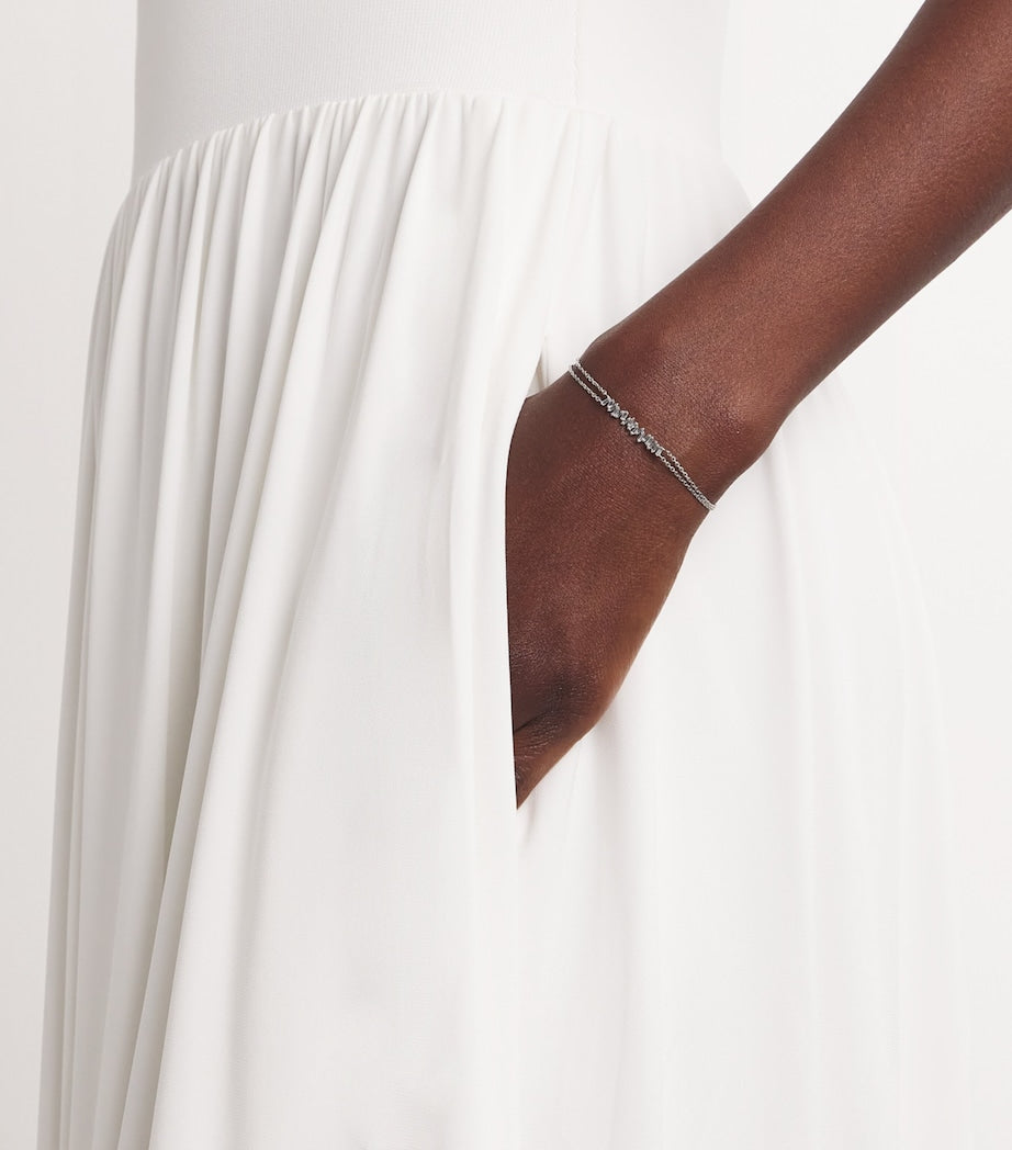 Suzanne Kalan white gold diamond bar bracelet, UK version