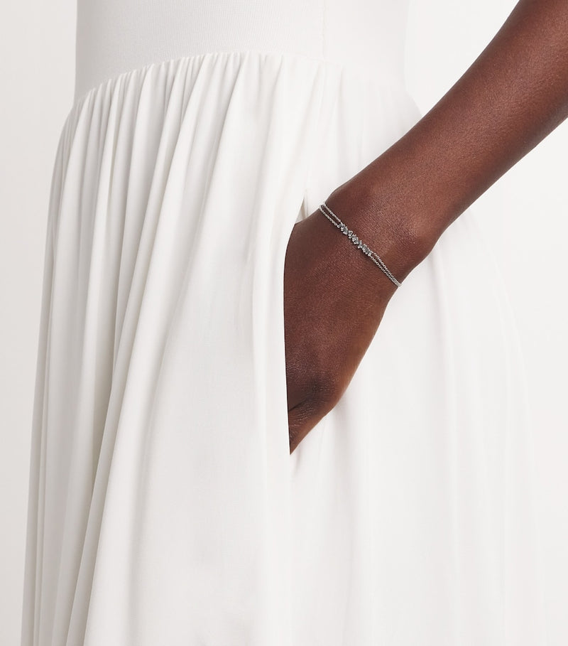 Suzanne Kalan white gold diamond bar bracelet, UK version