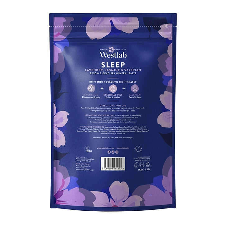 Westlab Sleep Bathing Salts 1kg GOODS Holland&Barrett