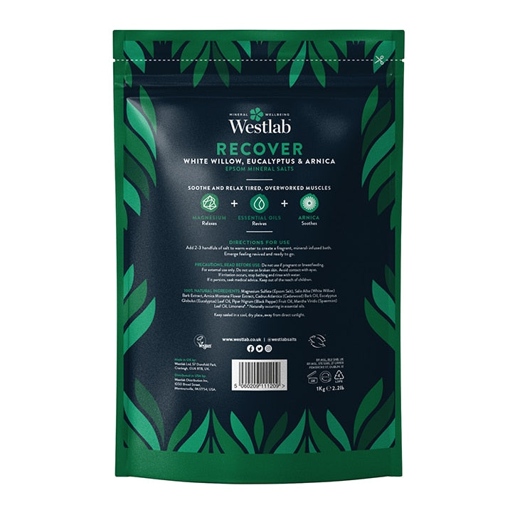 Westlab Recover Bathing Salts 1kg GOODS Holland&Barrett