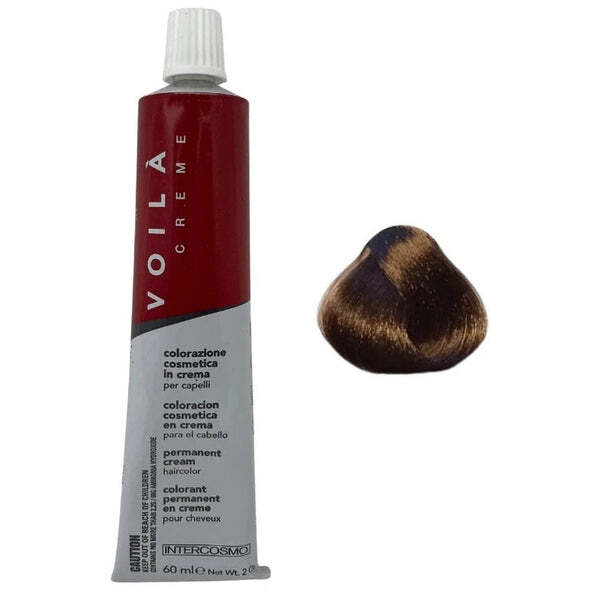 Intercosmo hair color 6.35 Dark Golden Mahogany Blonde 60ml (British brand)