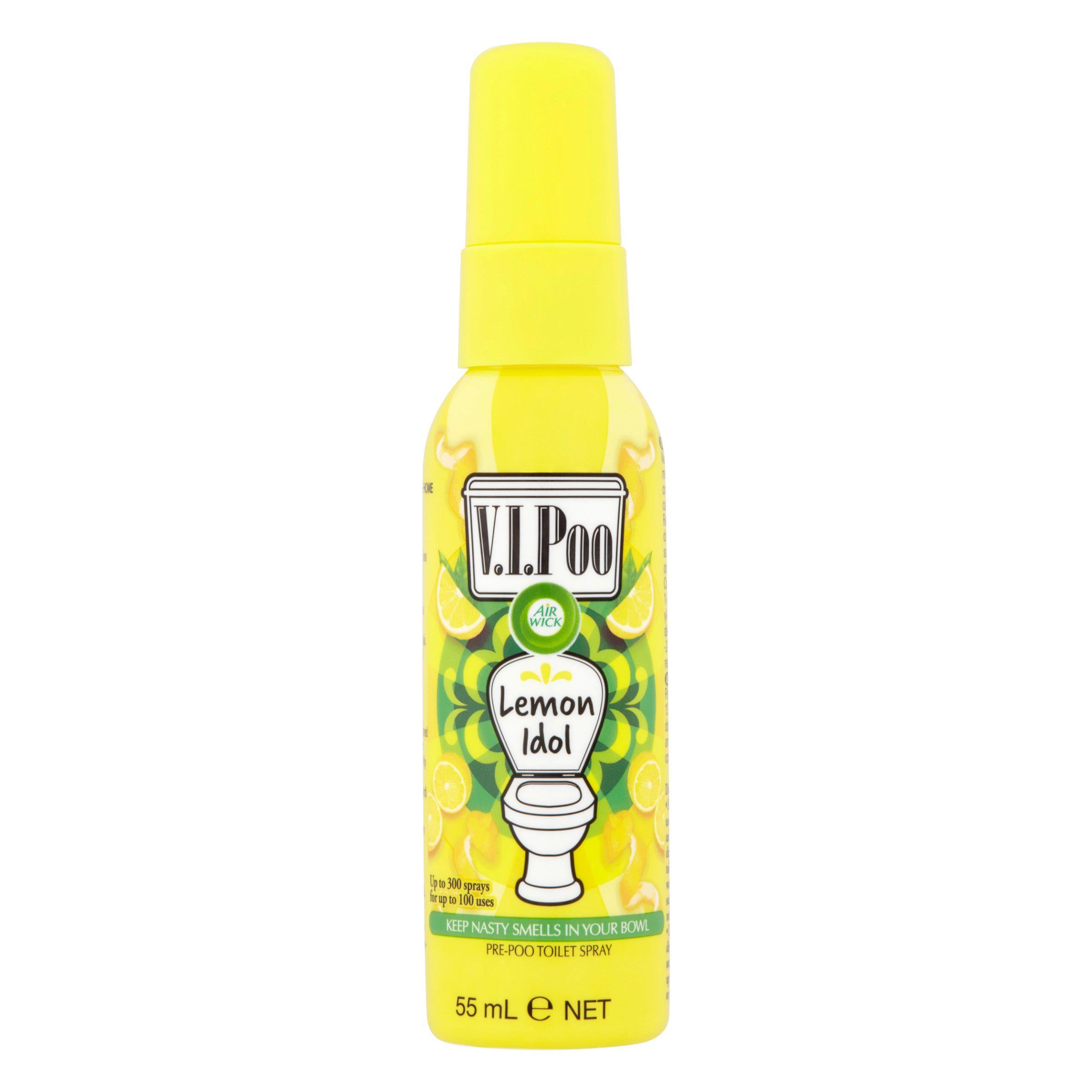 Air Wick ViPoo Pre-Poo Toilet Spray Lemon Idol 55ml Special offers Sainsburys   