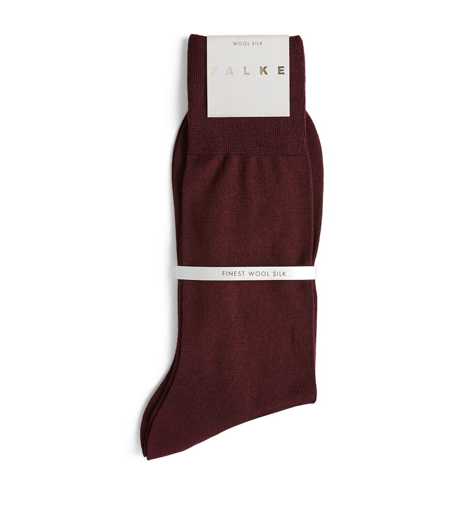 Falke Wool-Silk No.6 socks for business wear - British product