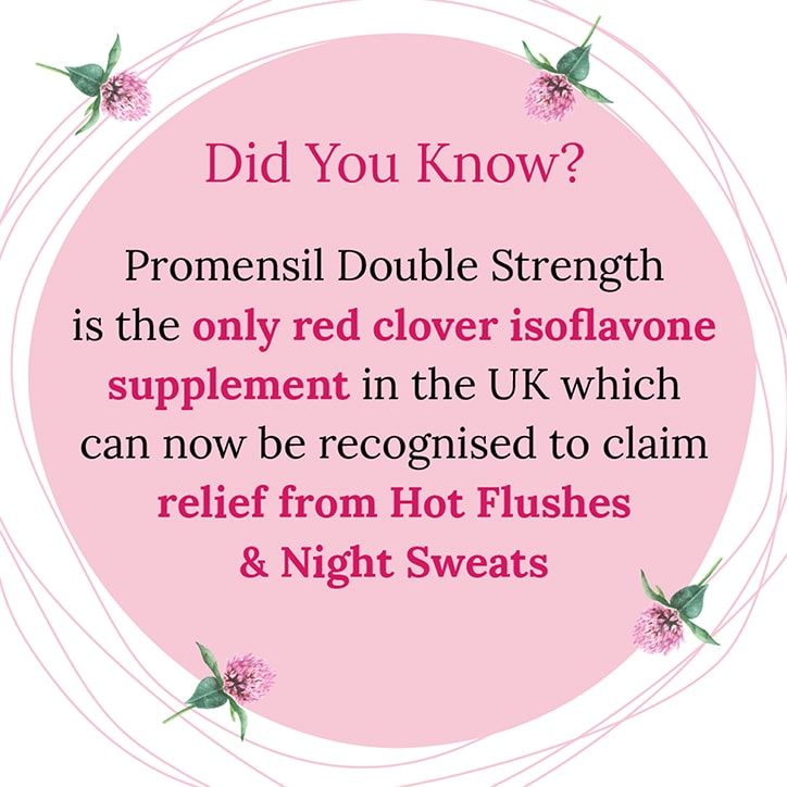 Promensil Menopause Double Strength 60 Tablets GOODS Holland&Barrett