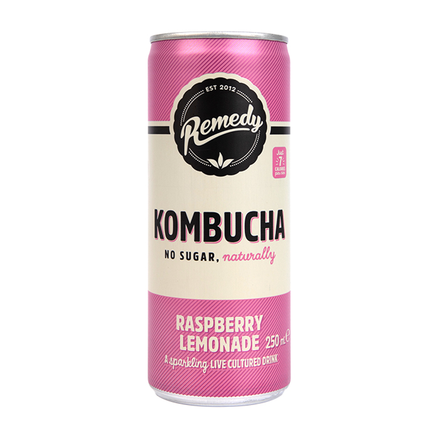 Remedy Kombucha Cherry Plum 250ml - Raspberry Lemonade 250 ml