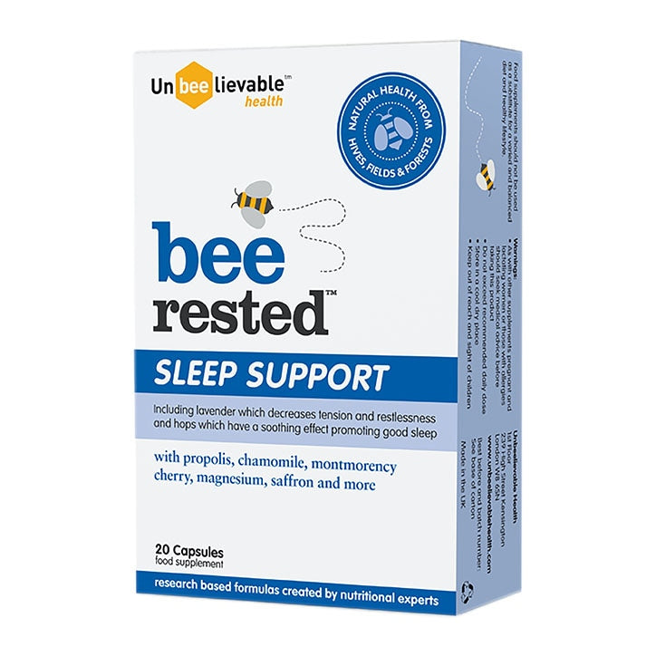 Unbeelievable Health Bee Rested 20 Capsules GOODS Holland&Barrett