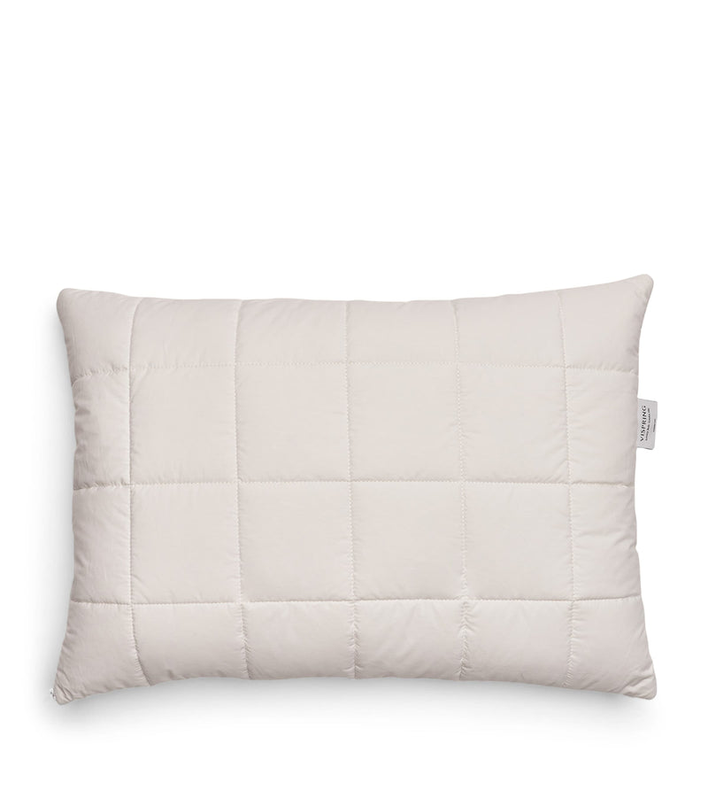Vispring adjustable wool-filled pillow 75cm x 50cm (British brand)