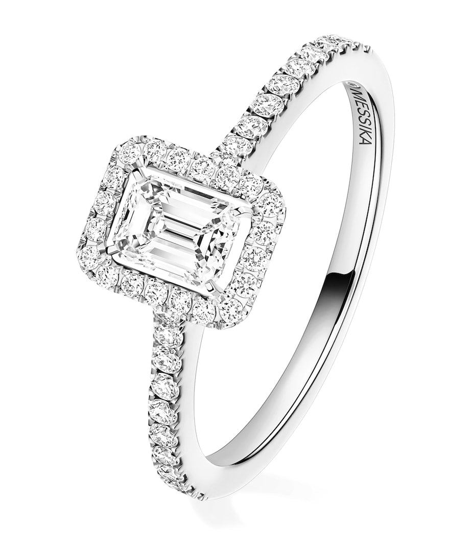 Messika Joy white gold diamond ring 0.45ct - British product