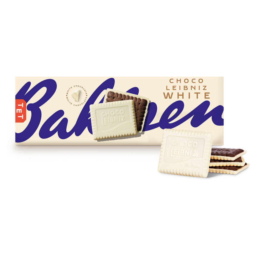 Bahlsen Choco Leibniz White Biscuit 111g GOODS ASDA   