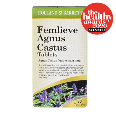Holland & Barrett Holland & Barrett Femlieve Agnus Castus 4mg 60 Tablett- Kjøp online på McGrocer