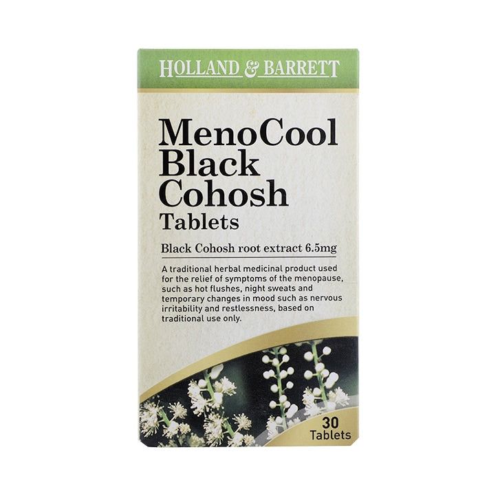 Holland & Barrett MenoCool Black Cohosh 30 Tablets GOODS Holland&Barrett