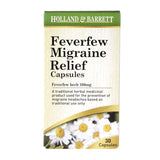 Holland & Barrett Feverfew Migraine Relief 30 Capsules 100mg GOODS Holland&Barrett