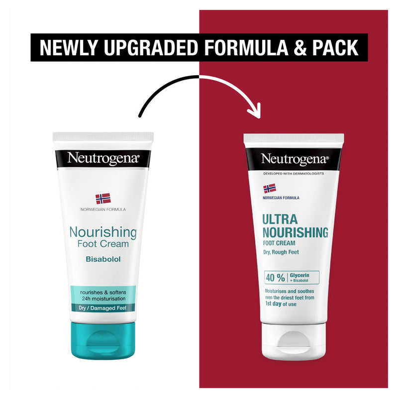 Neutrogena Norwegian Formula Foot Cream 100ml, imported from the UK