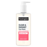 Neutrogena Clear Radiant Face Wash 200ml, imported from the UK