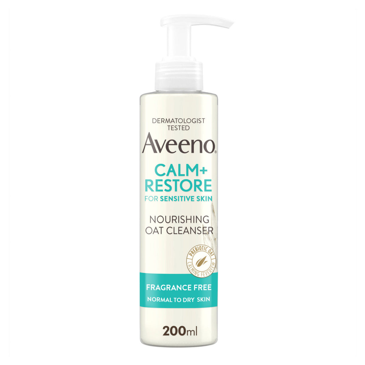 Aveeno Calm Restore nourishing oat face wash 200ml - British product