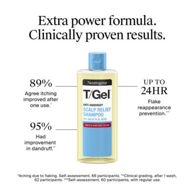 Neutrogena T/Gel Anti-Dandruff Shampoo 250ml (British brand)