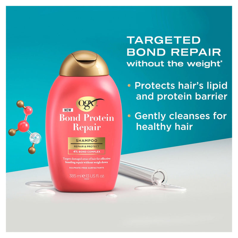 OGX Bond Protein Repair Shampoo 385ml (British brand)