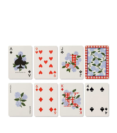 Picnic-Themed Playing Cards Set with Two Decks, 56 Cards, Approx. 9cm x 6.5cm