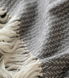 Araminta Campbell Alpaca-Blend Woodland Inkcap Throw 150cm x 230cm - British product