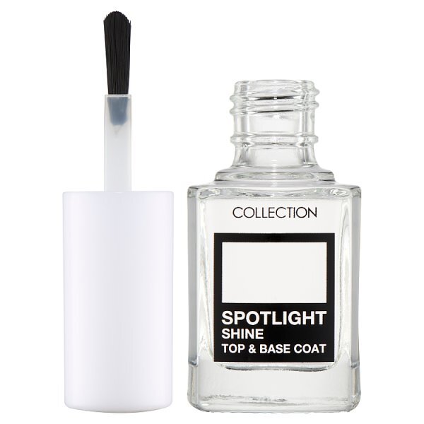 Collection Spotlight Shine Nail Polish Top & Base Coat GOODS Superdrug   