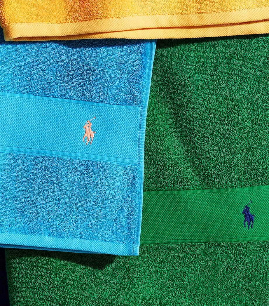 Ralph Lauren Polo Player hand towel 50cm x 100cm, imported from the UK