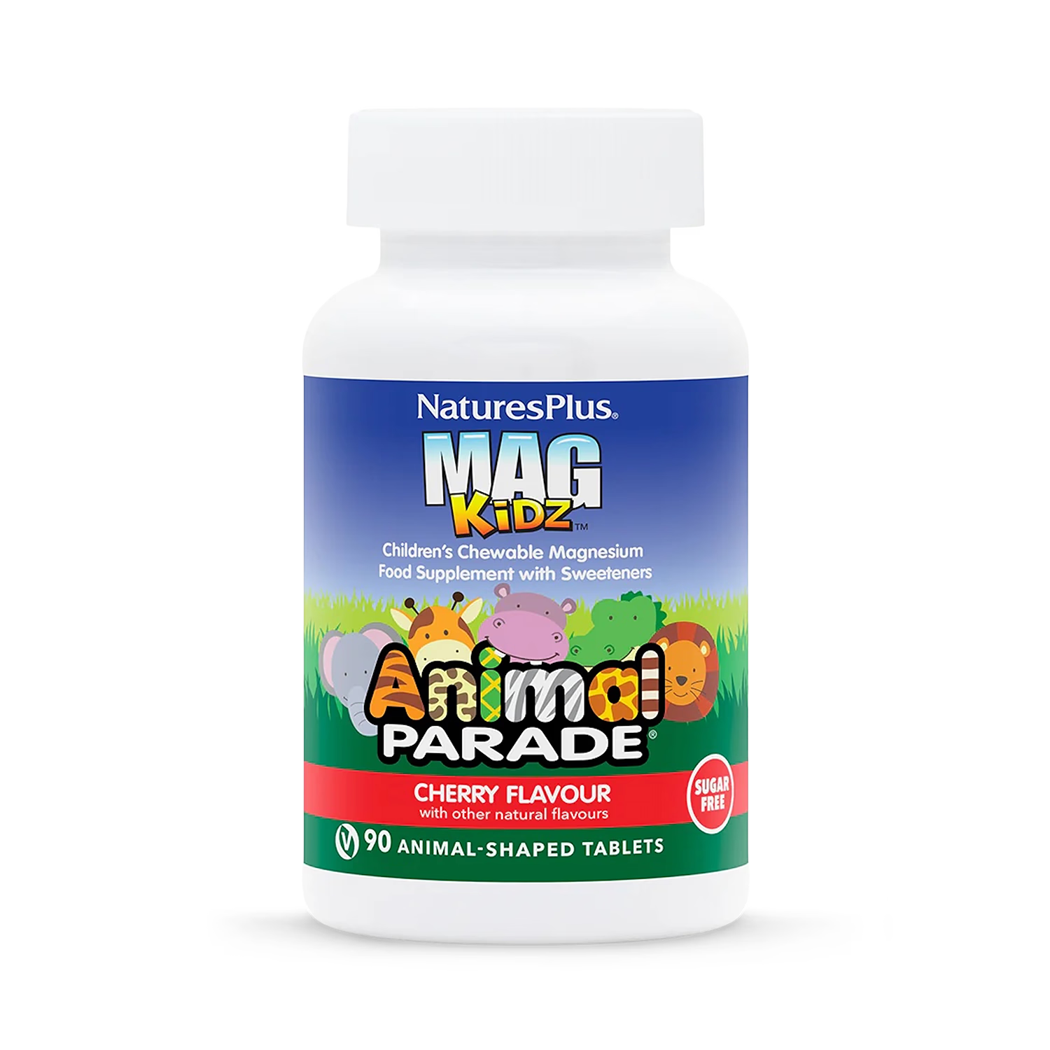 Nature's Plus MagKidz children's magnesium chewables 90 count (British brand)