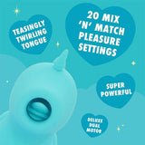 Unihorn Mount'n Peak The Pointy Tongued One mini vibrator, UK version